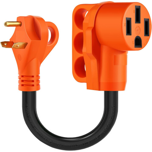 30 Amp to 50 Amp RV Adapter Cord
