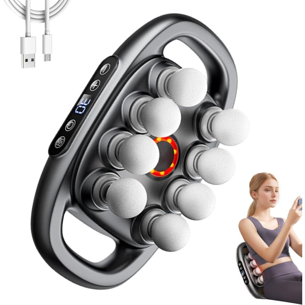 (8 Head) Pain Relief Deep Tissue,Neck and Shoulder Massager with Heat,Quiet Muscle Body Massagers for Women and Men (8 Head)