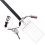 Lanyard avec support de badge id Lanys de scurit noir 5