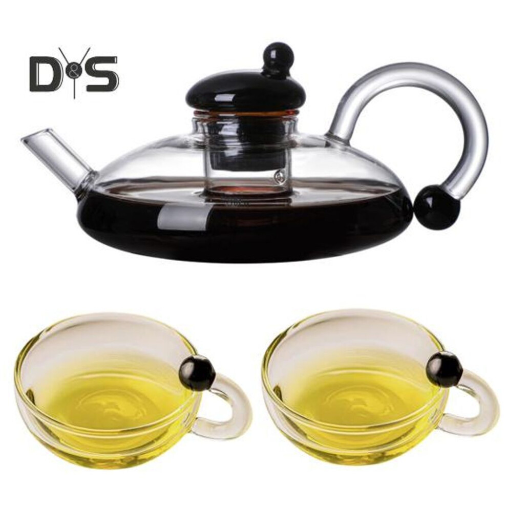 (as the picture, C) Glass Tea Pot With Removable Tea Brewer Filtration Heat Resistant Glass Teapot For Loose Leaf Tea Stove Microwave Safe Bpa-free Tea Infuser Pitcher