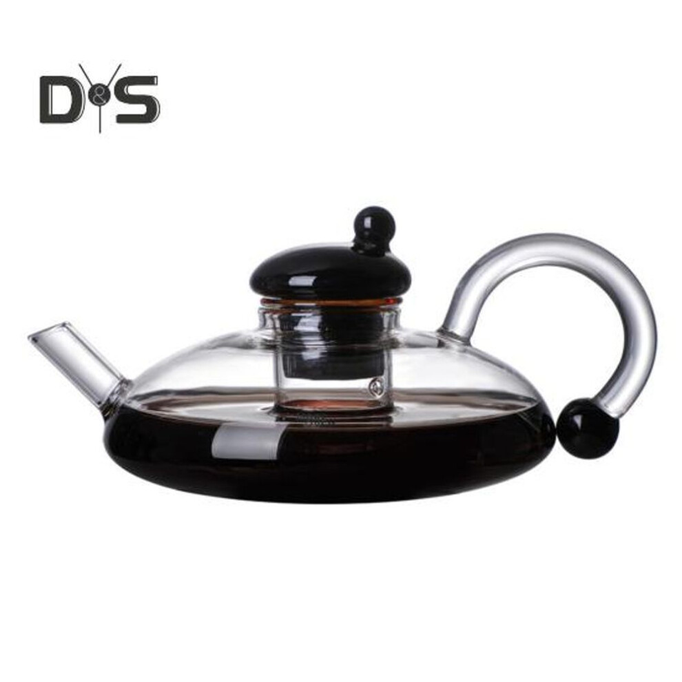 (as the picture, A) Glass Tea Pot With Removable Tea Brewer Filtration Heat Resistant Glass Teapot For Loose Leaf Tea Stove Microwave Safe Bpa-free Tea Infuser Pitcher