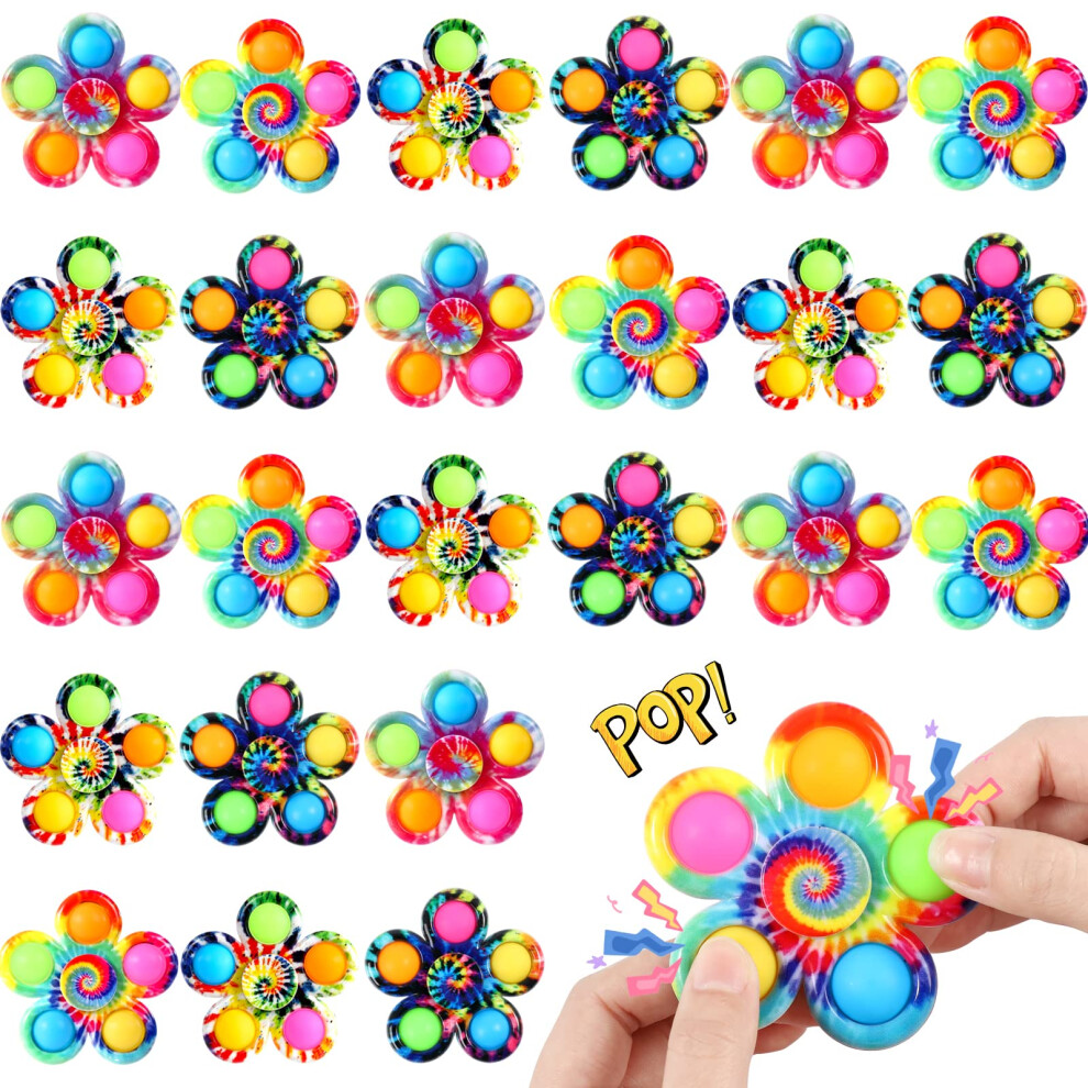 Gigilli 24 Pack Party Favors Fidget Spinners for Kids 4-8 8-12  Halloween Goodie Bags Stuffers for Kids 3-5  Pop Mini Fidget Toys Bulk Classroom Prize-image-OPC-PFNCF9W-NEW