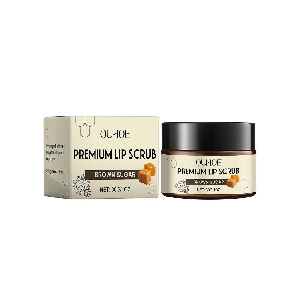 Brown Sugar Lip Scrub, Gentle Exfoliation And Repair Of Dry And Dead Skin Moisturizing Lip Mask