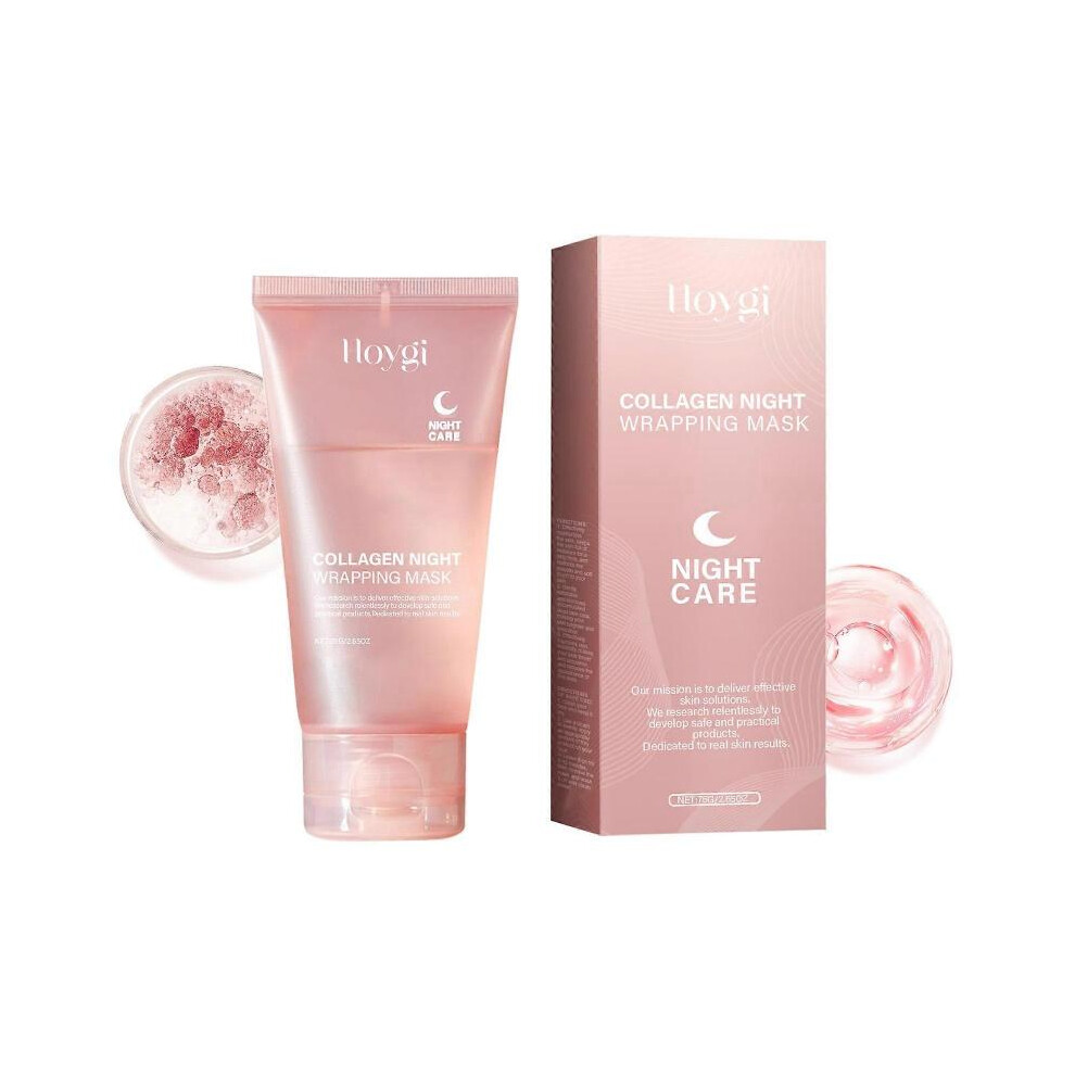 Collagen tear mask gentle cleansing exfoliating moisturizing moisturizing skin care brightening mask