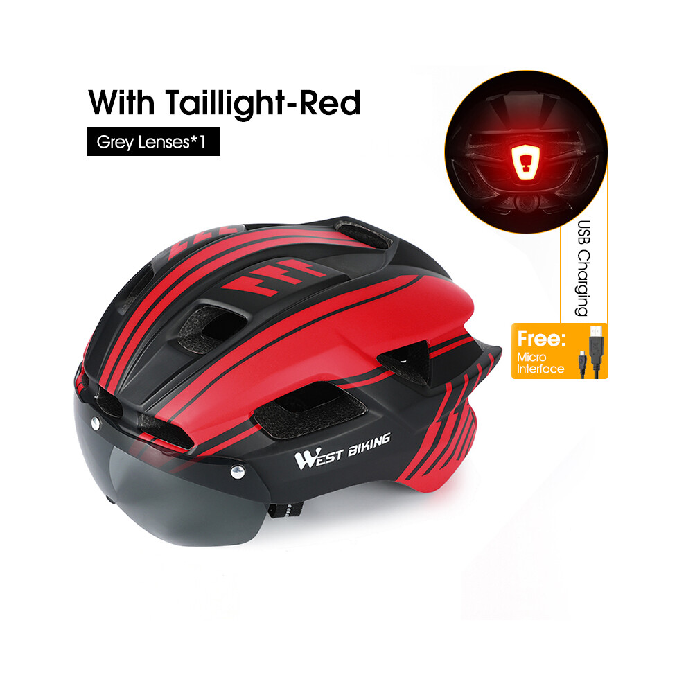 (n Federation-094 Noir Rouge)Casque de vélo Femmes Hommes Léger Respirant Casquette de sécurité pour