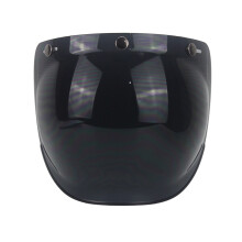 (A5) Pare-brise moto pour casque vintage pour casque style casque jet visière bulle UV 400