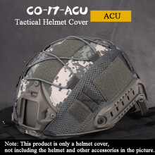 (acu)Housse de casque tactique pour casque Fast MH PJ BJ Airsoft Paintball Accessoires militaires