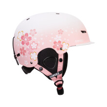 (S-Gradient sakura)Nouveau casque de ski Cartoons Casque de sécurité anti-impact à moitié couvert Cyclisme