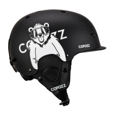 (M-Bear)Nouveau casque de ski unisexe certifié Casque de ski anti-impact à moitié couvert pour adultes
