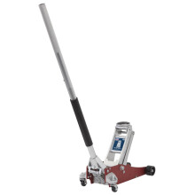 Sealey Premier Low Profile Aluminium Trolley Jack with Rocket Lift 1.5 Tonne RJA1550
