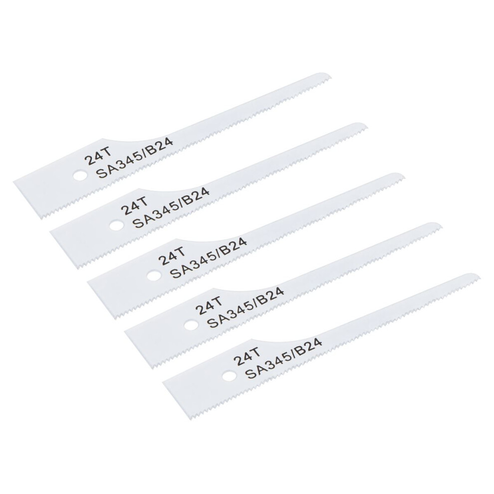 Sealey 74mm HSS Air Saw Blade 24tpi - Pack of 5 SA345/B24