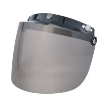 (thé léger) Casques de moto universels, visière, lentille, 3 boutons-pression, rétro, visières, lunettes