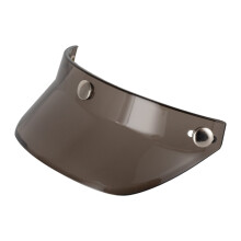 (thé léger) Visière universelle rabattable pour casque de moto à visage ouvert, anti-UV et anti-buée