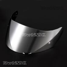 (argent) Visière de casque pour AGV K1 K5 K3SV Lunettes de casque de moto détachables Lentille de casque