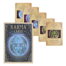 (D) 78 cartes de tarot égyptiennes, cartes oracle pour divination, destin, estampage de tarot, planche