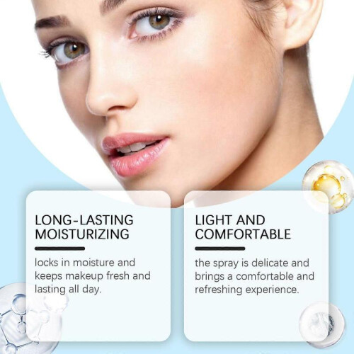 Eelhoe Moisturizing Makeup Mist Spray Makeup Moisturizing Clothing Smooth Comfortable Natural Light Makeup Mist Spray 1