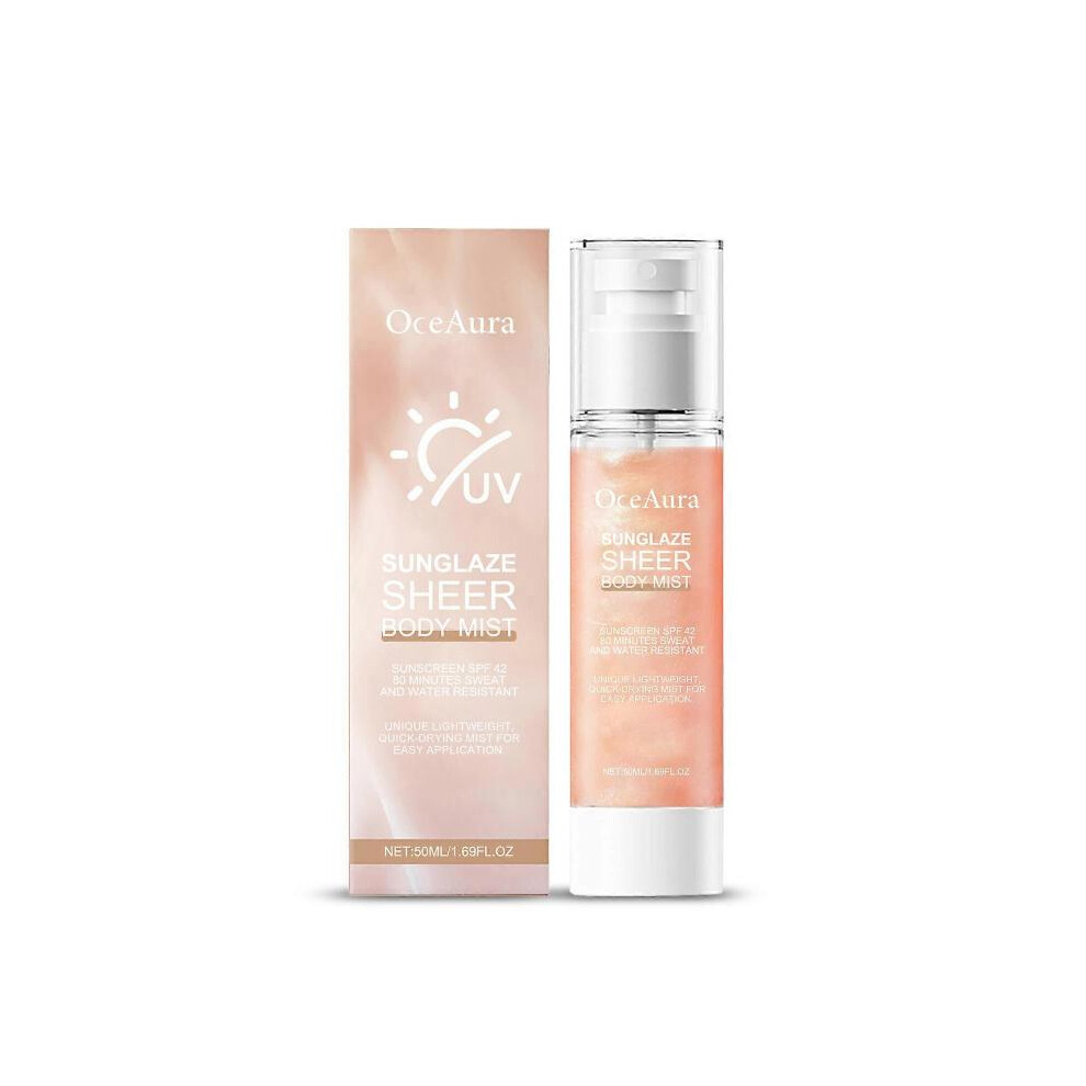 OceAura refreshing protective spray Moisturizing and moisturizing summer outdoor anti-UV refreshing non-stick spray