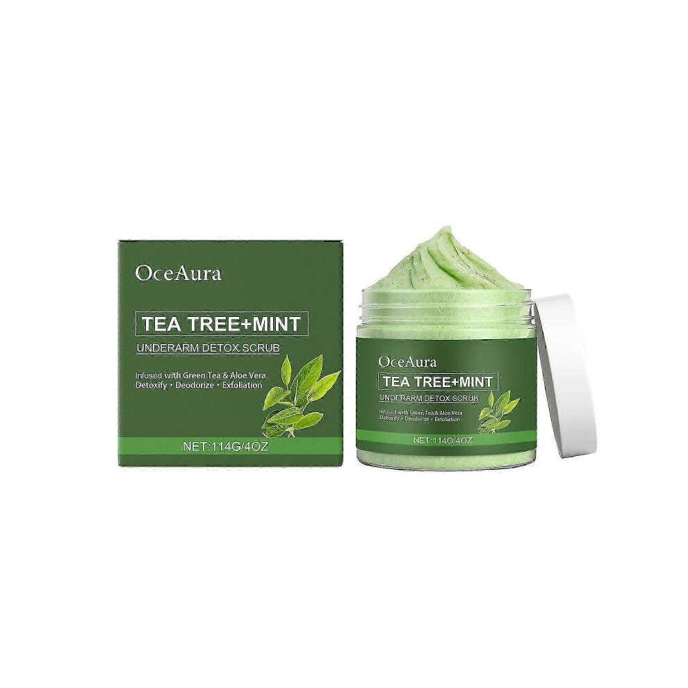 Green Oceaura Body Care Scrub Gently Cleansing Body Skin Hydrate Soft And Soft Cleansing Scrub