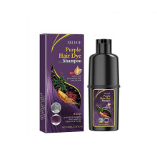(Purple) Black Hair Dye, Hair Dye shampoo, Instant Hair Color Shampoo for Men and Women Gray Coverage, 3 in 1 Hair Dye Shampoo 100ml