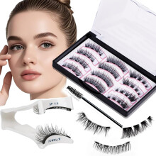 QueenLash Magnetic False Eyelashes Set with QueenLash Serum and Tools
