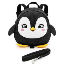 Safety Backpack Little Kid Anti-lost Bag Cute Penguin toddler bookbag Mini Backpacks with Safety Leash for 1-3 Years Old