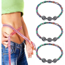 3pcs Magnetic Slim Hematite Anklet, Magnetic Anklet, Stretch Anklet, Magnetic Gift
