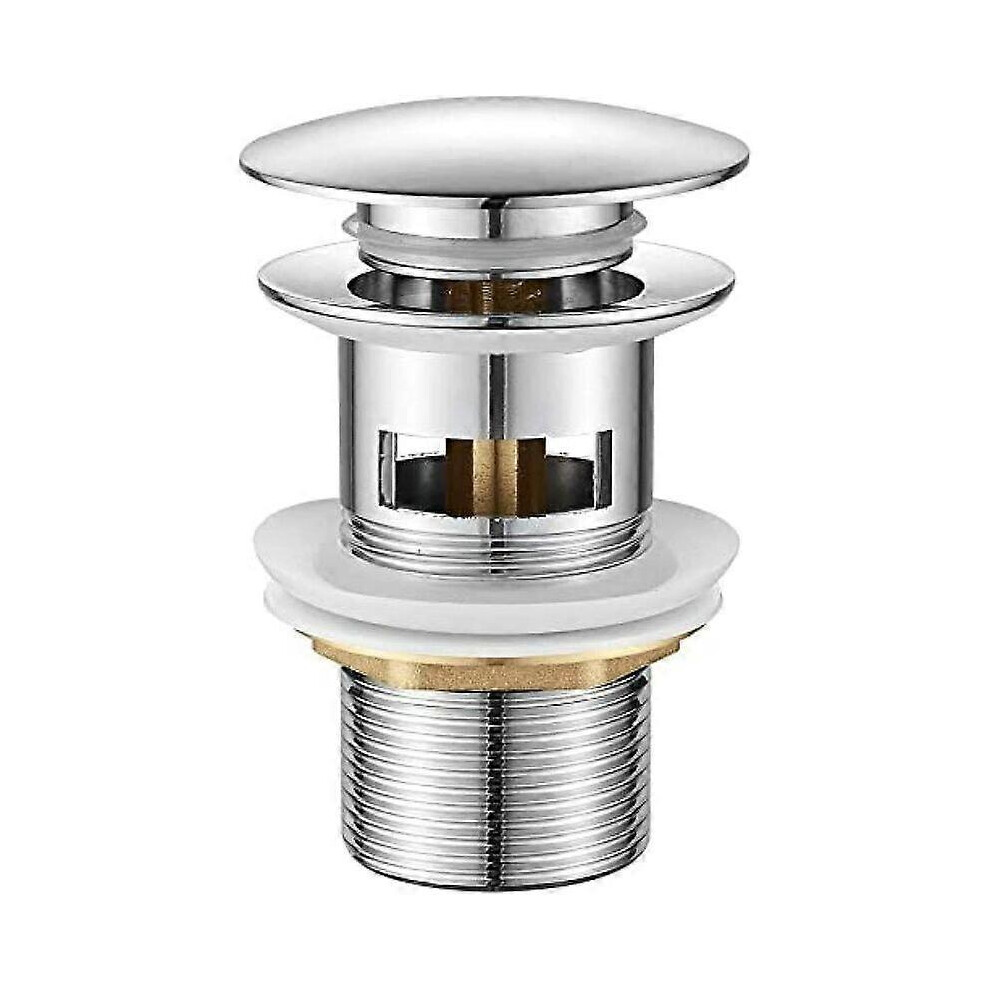 Sink Drain, Pop Up Sink Drain, Universal Sink Drain, Chrome, Bathroom Drain, Pop Up Sink Drain, 1 Piece 5004229993544