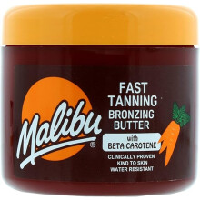 Malibu Sun Bronzing Fast Tanning Body Butter with Beta Carotene,300ml