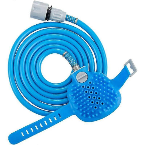 Dog Shower Sprayer Dog Bathing Tools Adjustable Handheld Brushes and Wipes 2