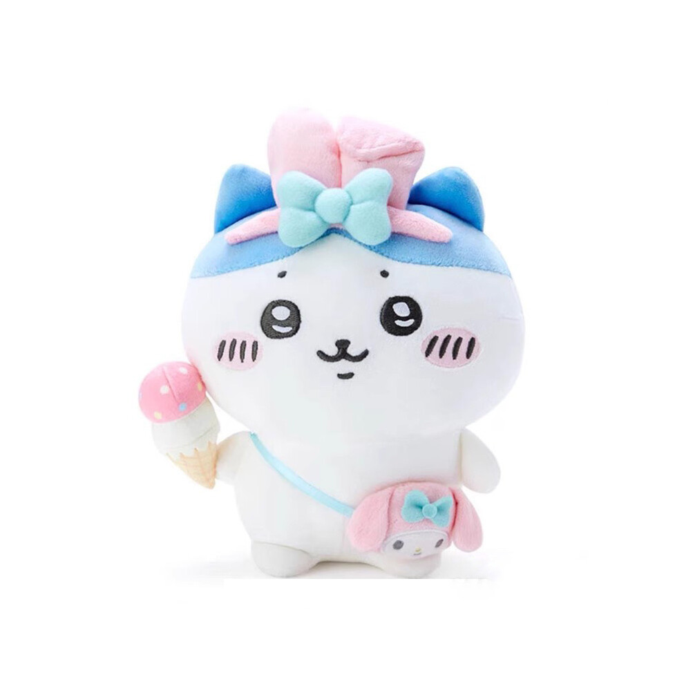 (My Melody, 20cm) Sanrio Chiikawa Kuromi My Melody Usagi Hachiware Joint Plush Plush Pendant Toy