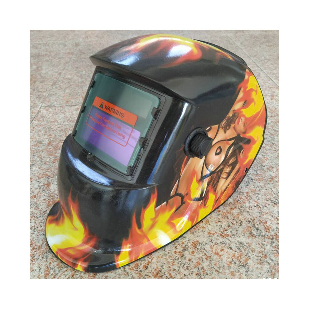 (Black Orange) Solar Auto Darkening Electro Welding Helmet Mask Mig Tools Welders Grinding-image-OPC-PH7N8XG-NEW