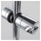 Replaceable Handheld Shower Holder, Chrome Plated ABS Shower Head Holder, 18-25MM Diameter Adjustable 3