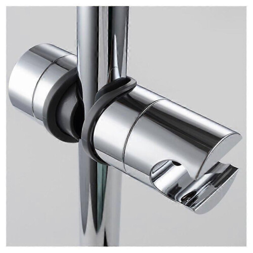 Replaceable Handheld Shower Holder, Chrome Plated ABS Shower Head Holder, 18-25MM Diameter Adjustable 2