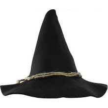 Adult Scarecrow Hat Deluxe Felt Oktoberfest Wizard Witch Hillbilly Hat Costume