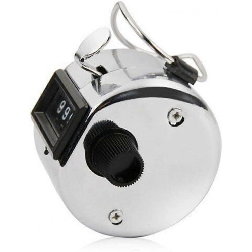 4 Digit Manual Hand Tally Mechanical Palm Click Counter 1