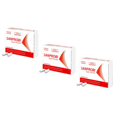 3 x SANPROBI SUPER FORMULA PROBIOTICS & PREBIOTICS 40 CAPSULES