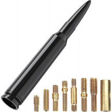 Universal Car Bullet Antenna for Ford F150 F250 F350 Raptor Trucks, Vehicle Replacement Short Antenna Mast