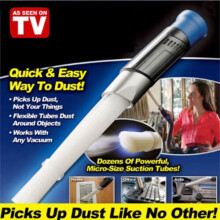 Dust Daddy Universal Vacuum Attachment - Brush Cleaner and Dirt Remover | As Seen on TV