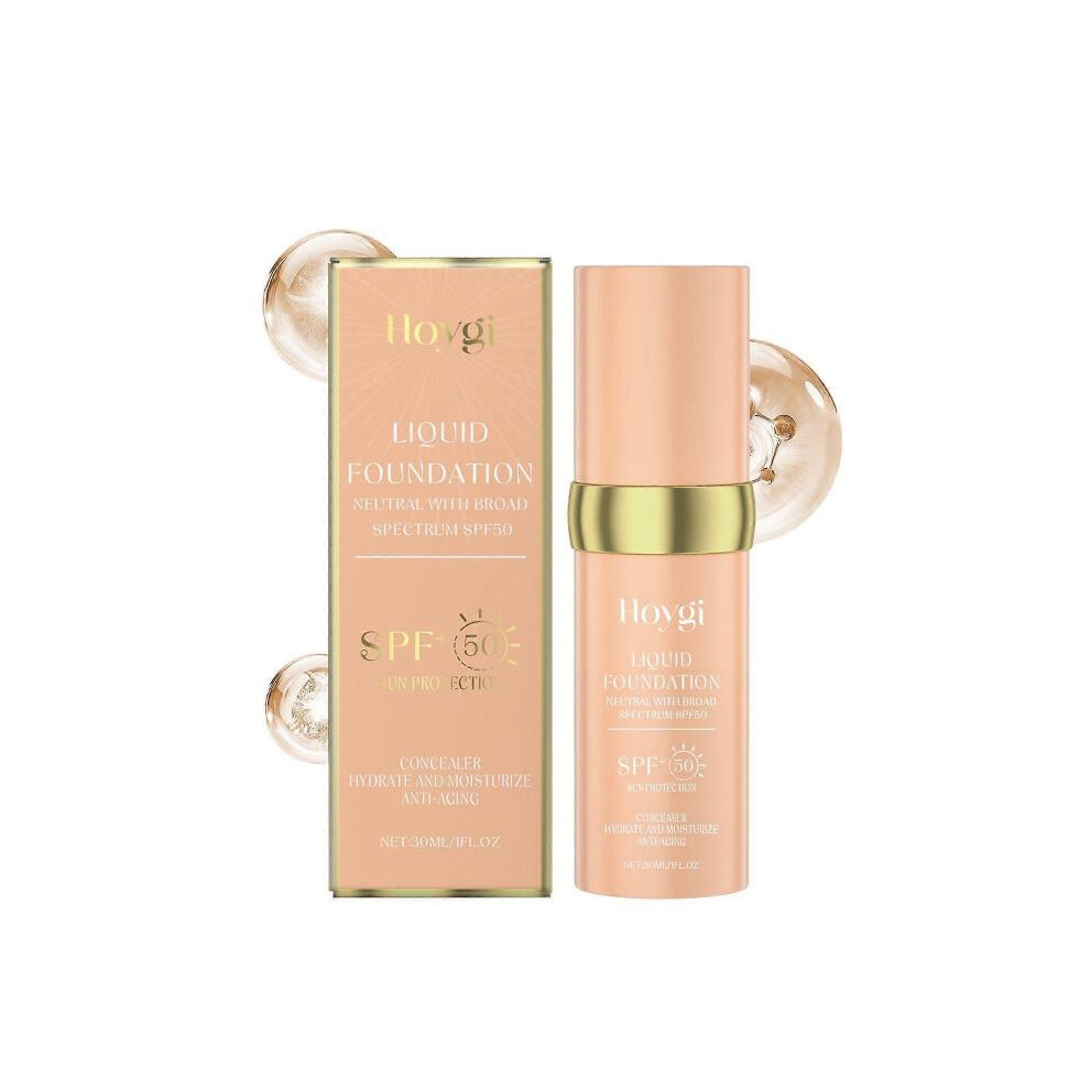 Warm-changing concealer liquid foundation, moisturizing, refreshing, light and thin, without taking off makeup, concealer, moisturizing and moisturizi-image-OPC-PH7NB8T-NEW