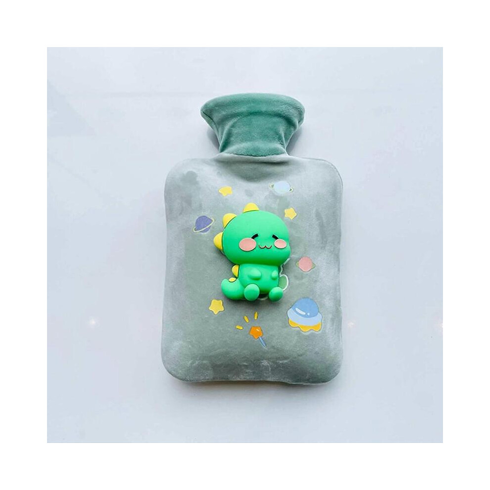 Plush Novelty Dinosaurs Kids Hot Water Bottle with Cover Super Soft Cover 1000ml
