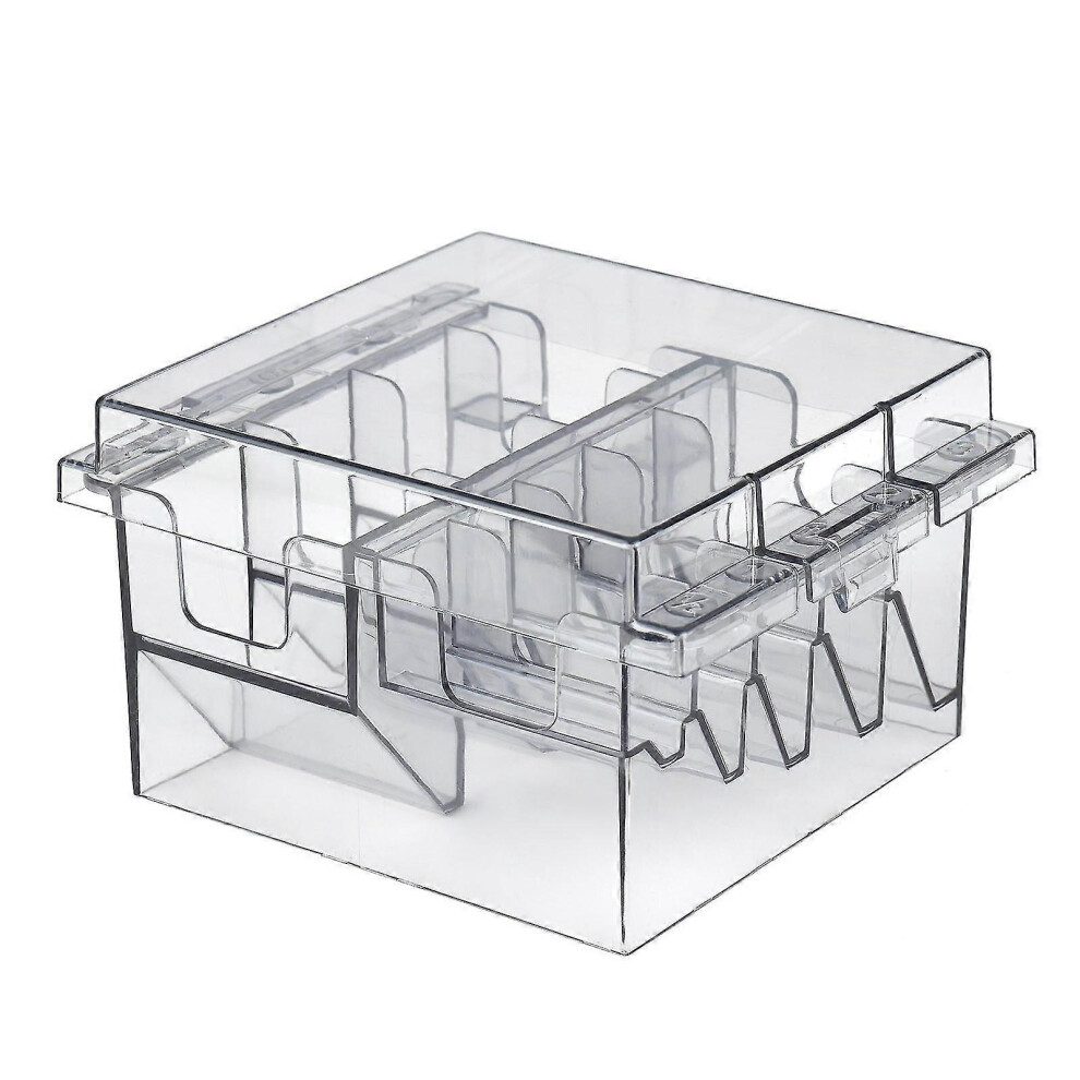 (As Show, One Size) Plastic Blade Organizer Compatible 8 Blades Storage Case Rack Clipper Comb Holder 6909775881552