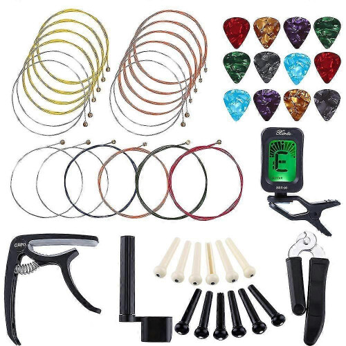 (As show, One size) Guitar Strings Changing Kit Guitar Accessories Kit