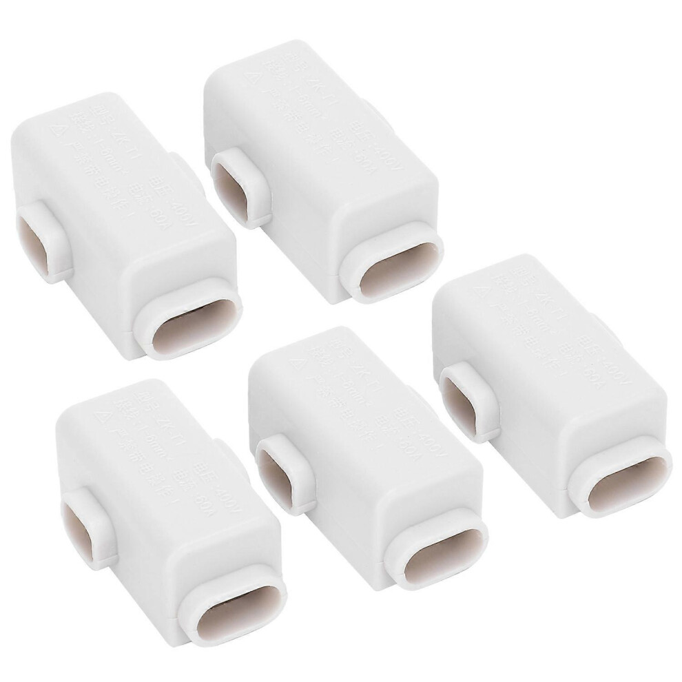 (As Show, One Size) 5Pcs Terminal Parallel Spliter Copper Junction Connector Box For Ceiling Light Wiring(Zk-T1 ) 6909775544273