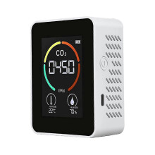 (As show, One size) High-quality Air Monitor Co2 Carbon Dioxide Detector Air Quality Temperature Humidity Monitor Fast Measurement Meter-dwdz