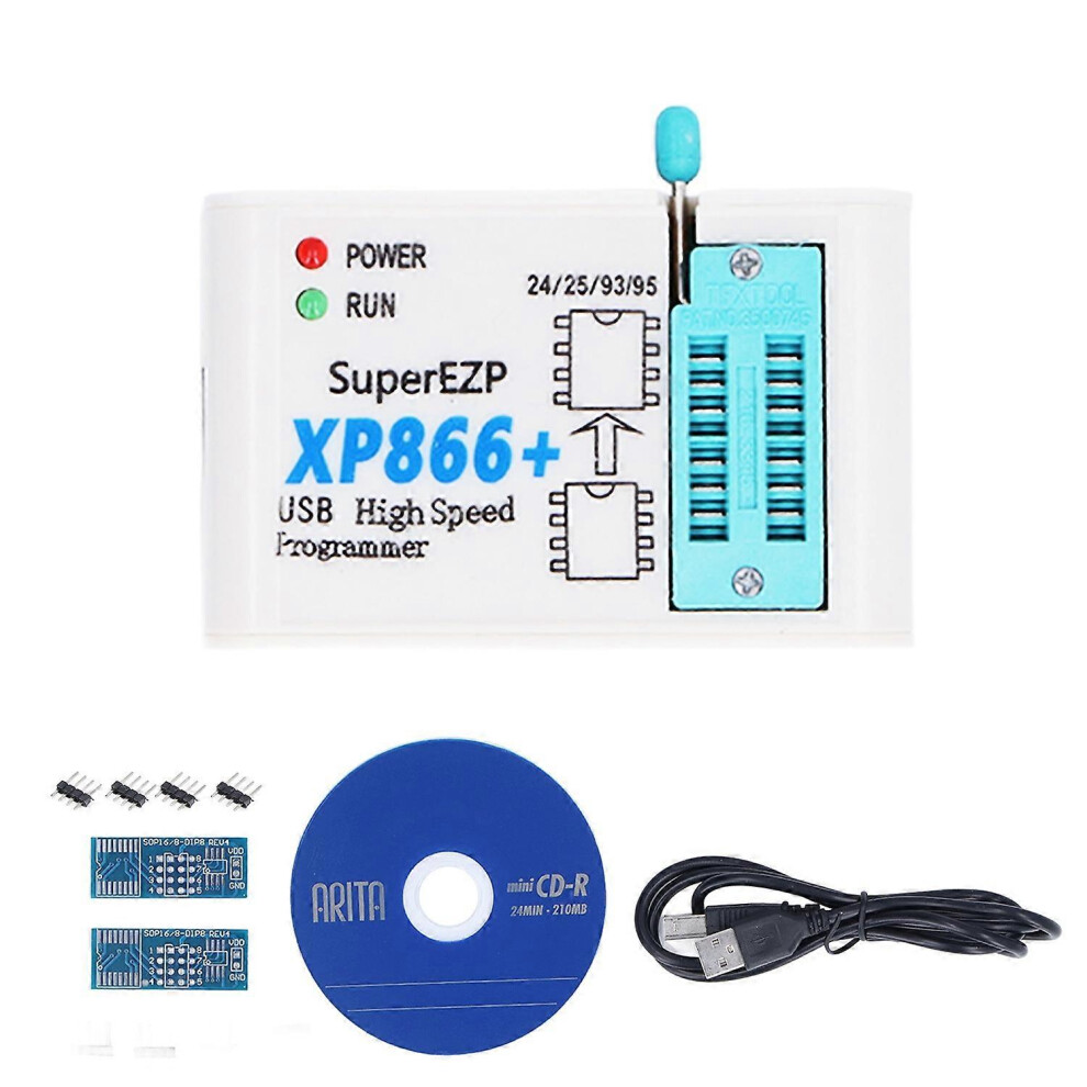 (As Show, One Size) High Speed Programmer Spi Flash 24 25 93 Bios 25T80 Programmable Logic Circuit For Burning 6909775596227