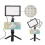 (As show, One size) Desktop Lighting Kit Professional Led Video Light 4