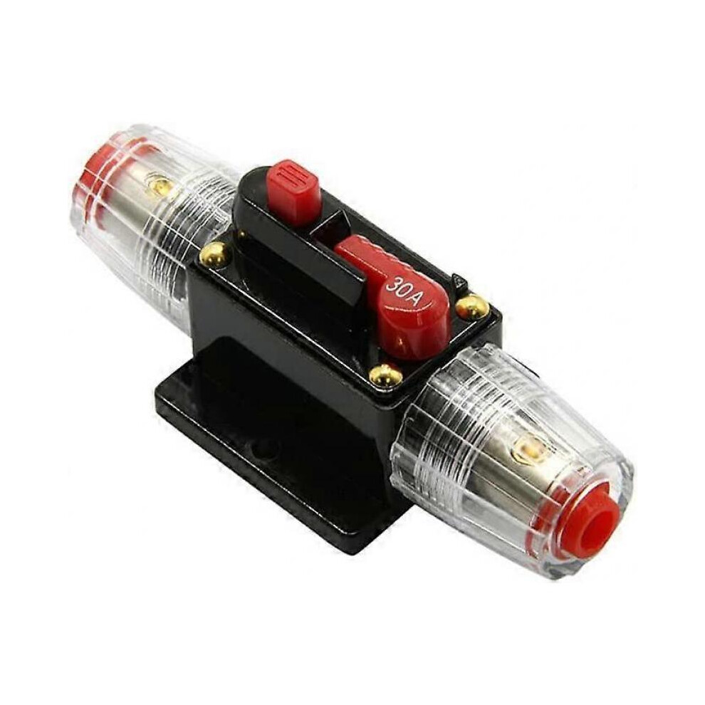 30A Resettable Fuse Circuit Breaker Car Protect For Car Audio System Protection 12V-24V Dc 5004229997214
