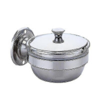 (As show, One size) Outdoor Wall Mounted Ashtray Stainless Steel Safety Ashtray For Catering Home Windproof Ashtray And Stand Ashtray - W