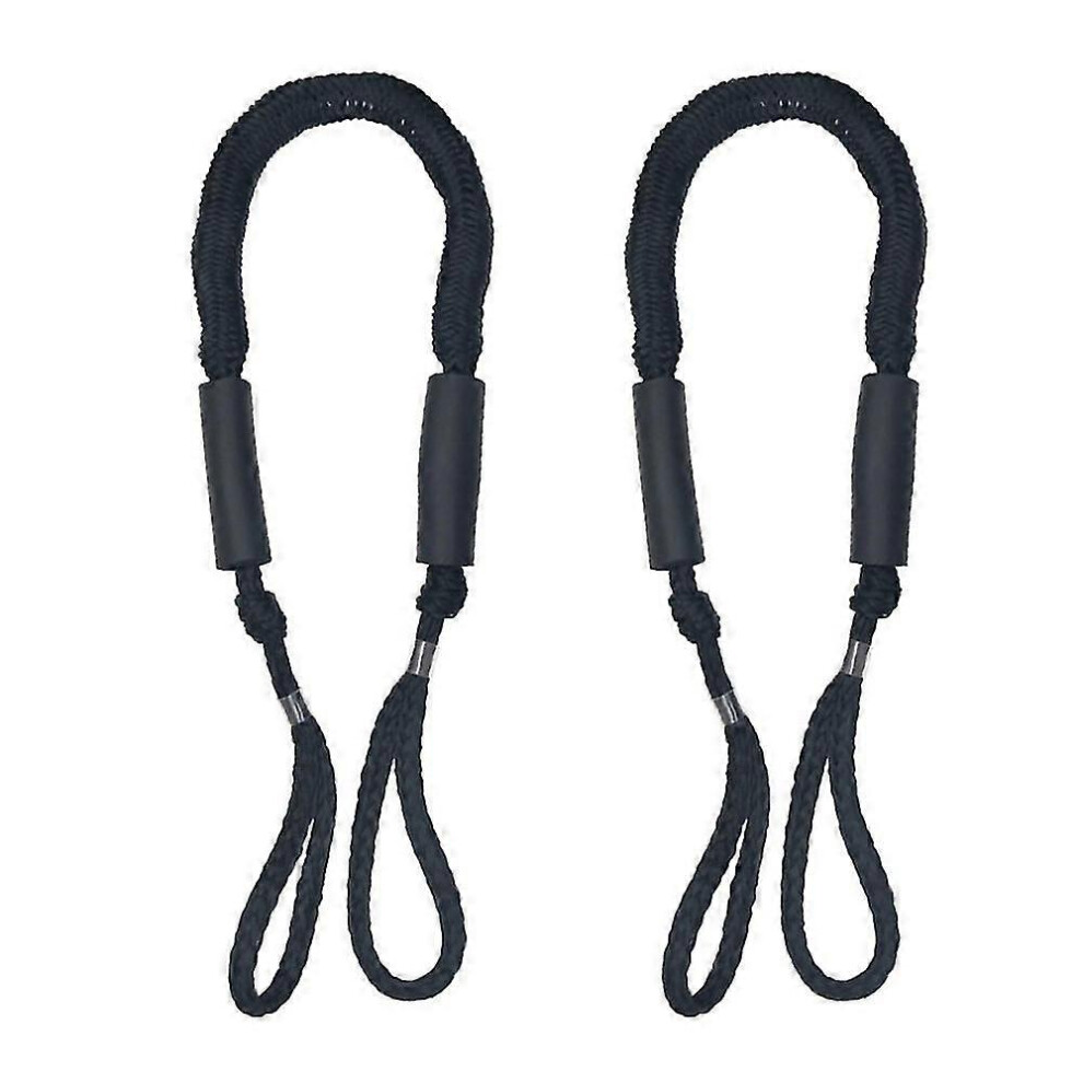 (As Show, One Size) 2Pcs Bungee Dock Line Mooring Stretch Rope Quick Docking 6909775824368