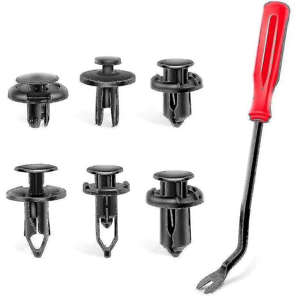 (As Show, One Size) 120Pcs Car Plastic Rivets Retainer 6.3Mm 8Mm 9Mm 10Mm Expansion Screws Replacement Kit Bumper Push - W 6909775920701